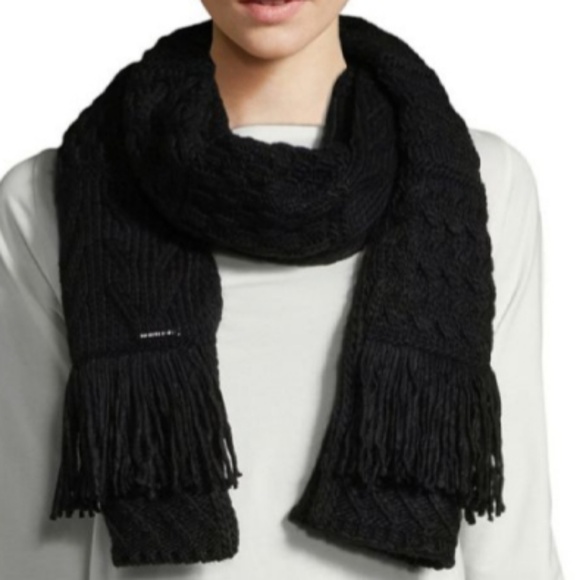 Michael Kors Accessories - Michael Kors Knit Fringe Scarf